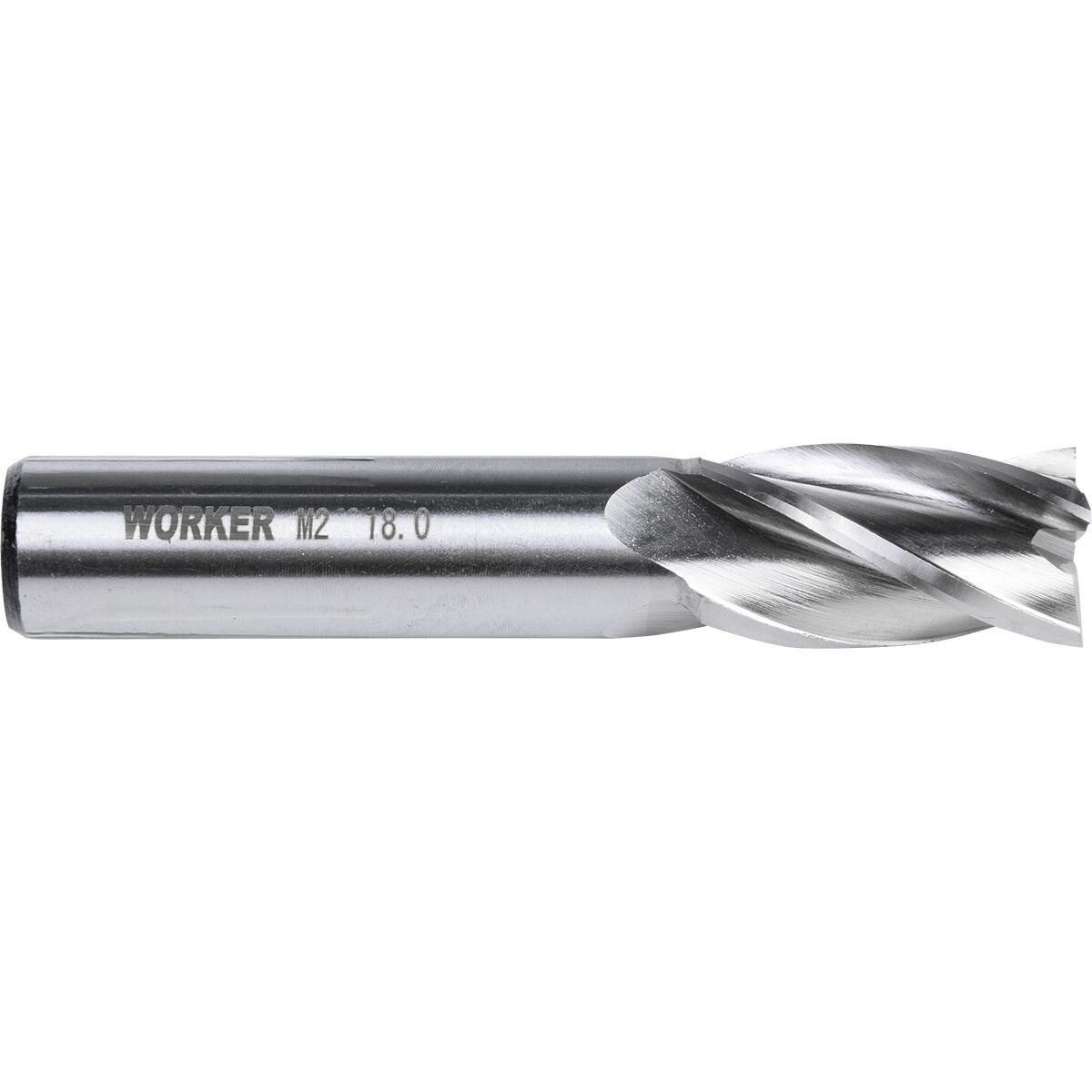 Fresa De Topo Reto AÃ§o RÃ¡pido 18Mm Haste 16Mm Worker
