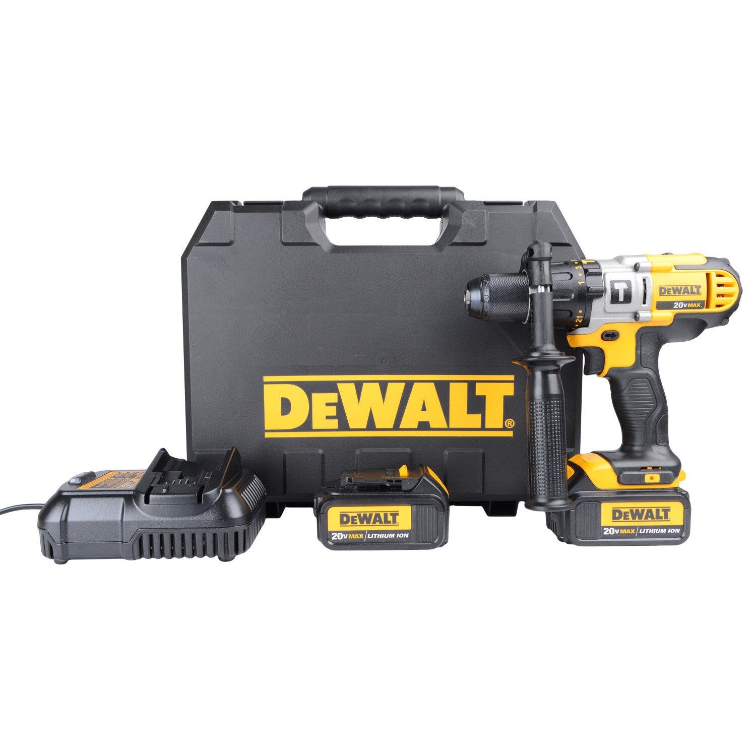 Furadeira/parafusadeira De Impacto A Bateria 20V Enc 1/2″ Dcd985L2 Dewalt – 127V
