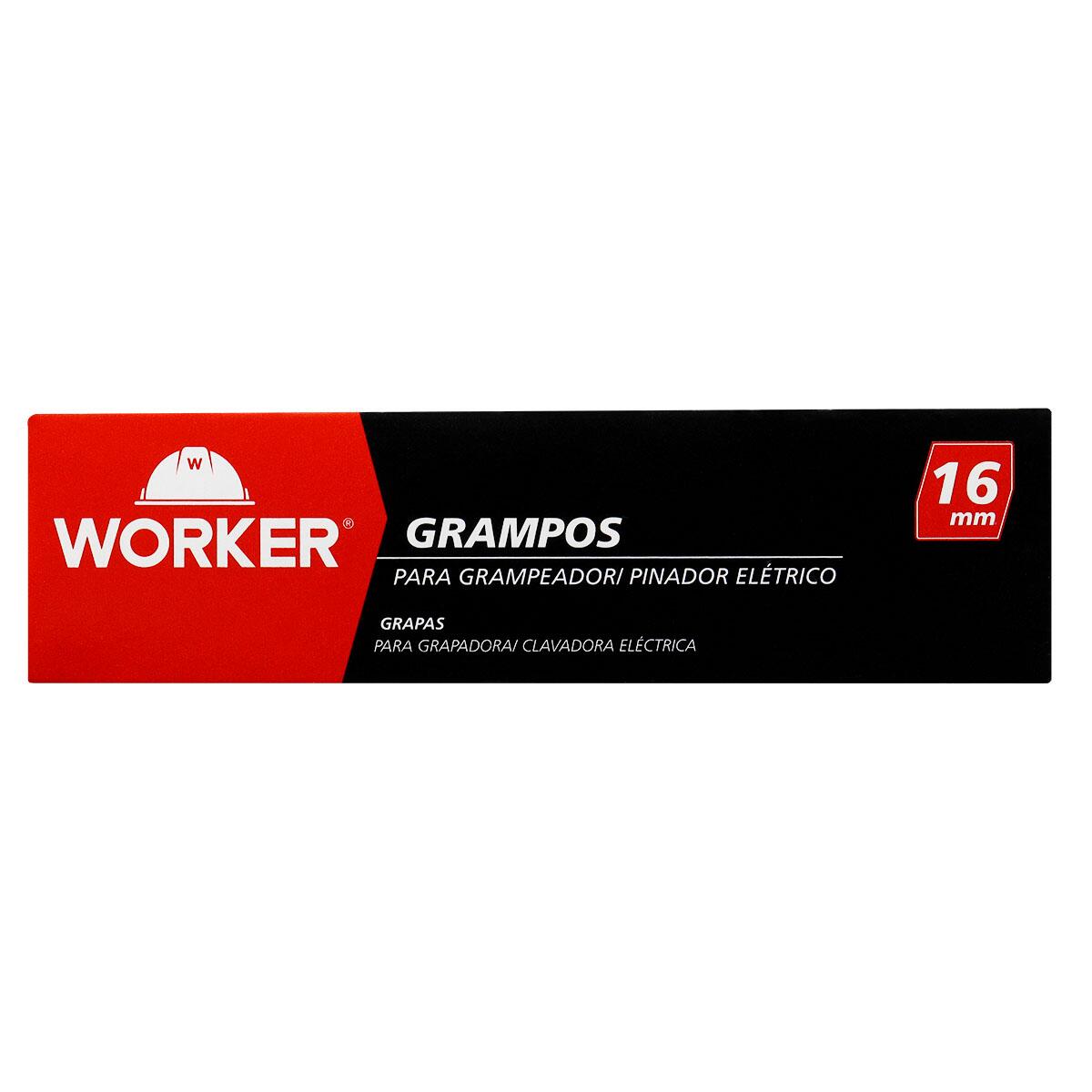 Grampo Para Grampeador/ Pinador ElÃ©trico 16Mm 1000 PÃ§s Worker