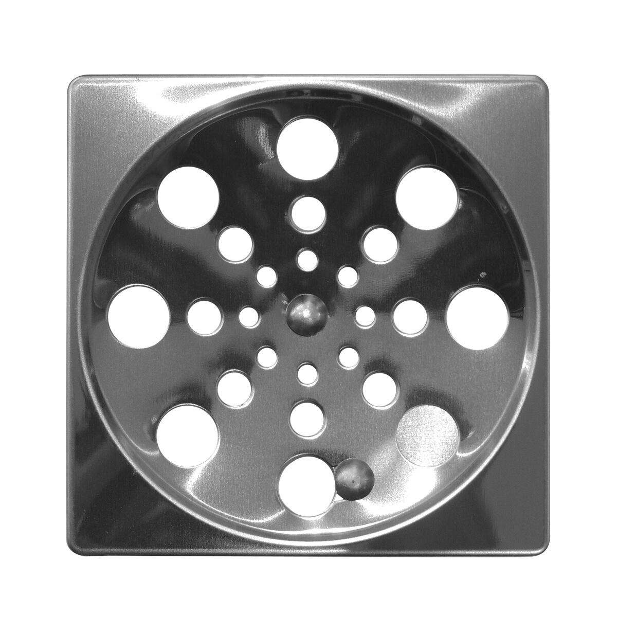 Grelha Abre Fecha Overtime Inox Quadrada 150Mm