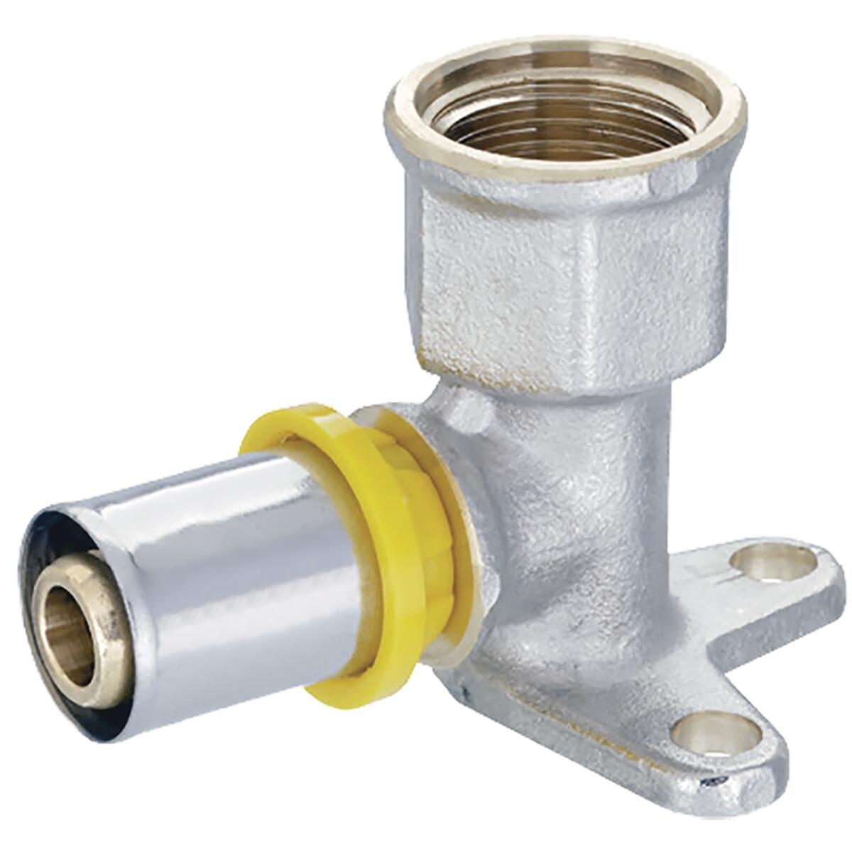 Joelho 90Â° TransiÃ§Ã£o GÃ¡s Amanco FÃªmea B Fixa 20X1/2”