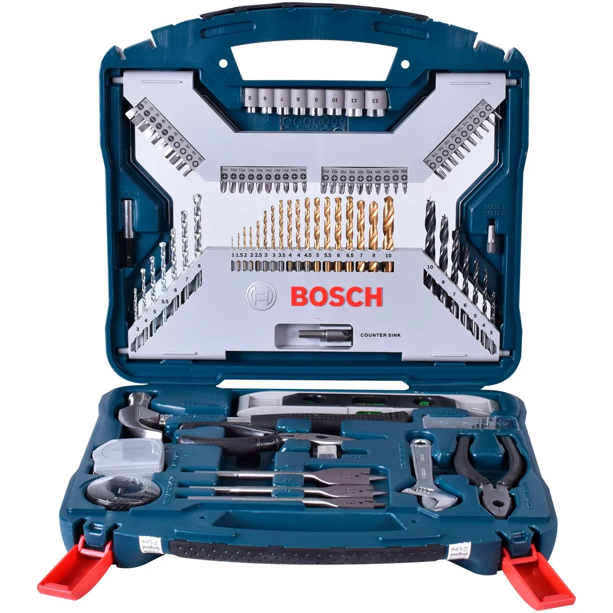 Jogo De AcessÃ³rios E Maleta X-Line Com 103 PeÃ§as Bosch
