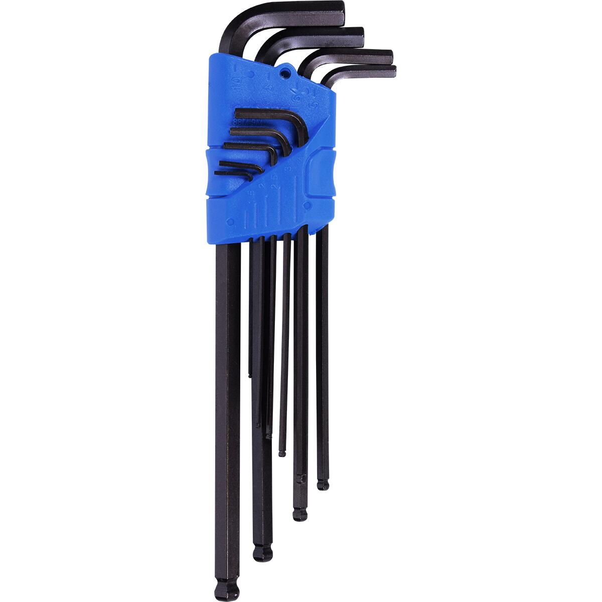 Jogo De Chave Hexagonal 1,5Mm A10Mm Abaulada 9 PeÃ§as Gedore