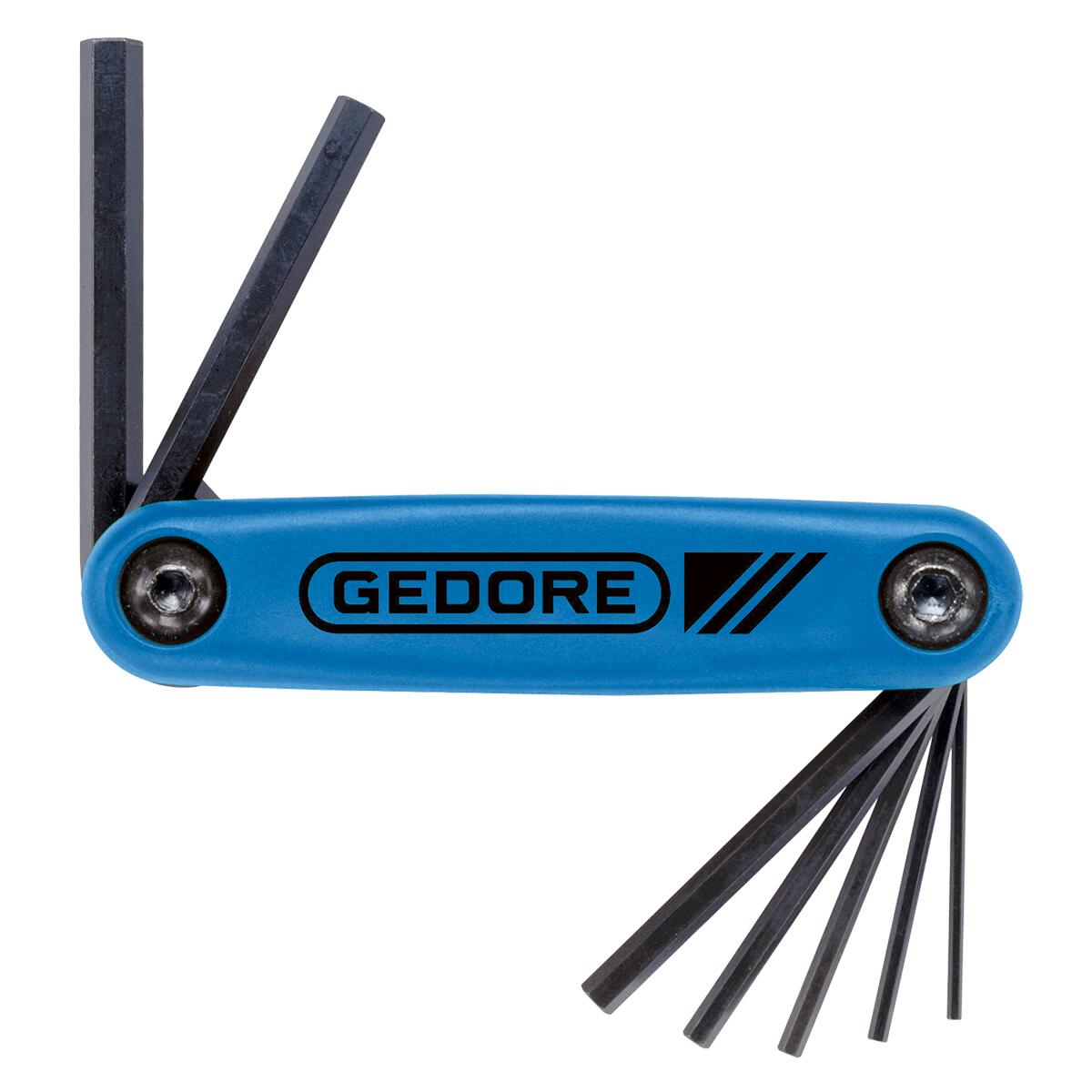 Jogo De Chave Hexagonal 2Mm A 8Mm 7 PeÃ§as Gedore