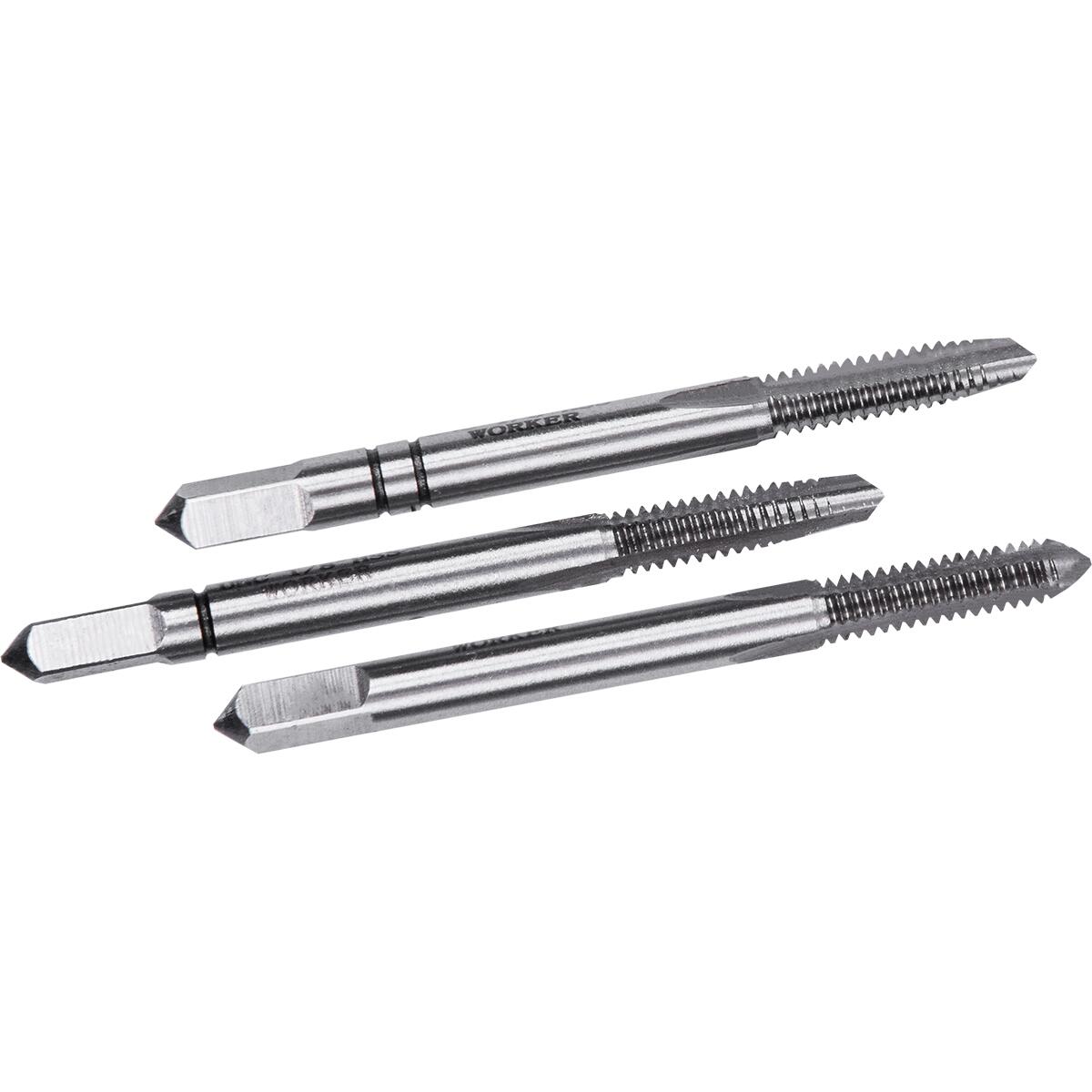Jogo De Macho Manual Din351 Unc 1/8″x40″ 3 PeÃ§as Worker