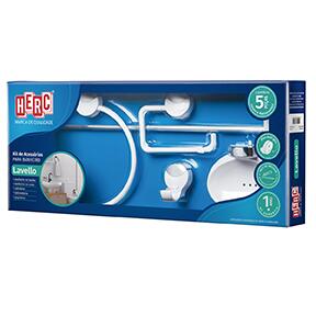 Kit Banheiro Lavello 5 Pecas Bran/cromado