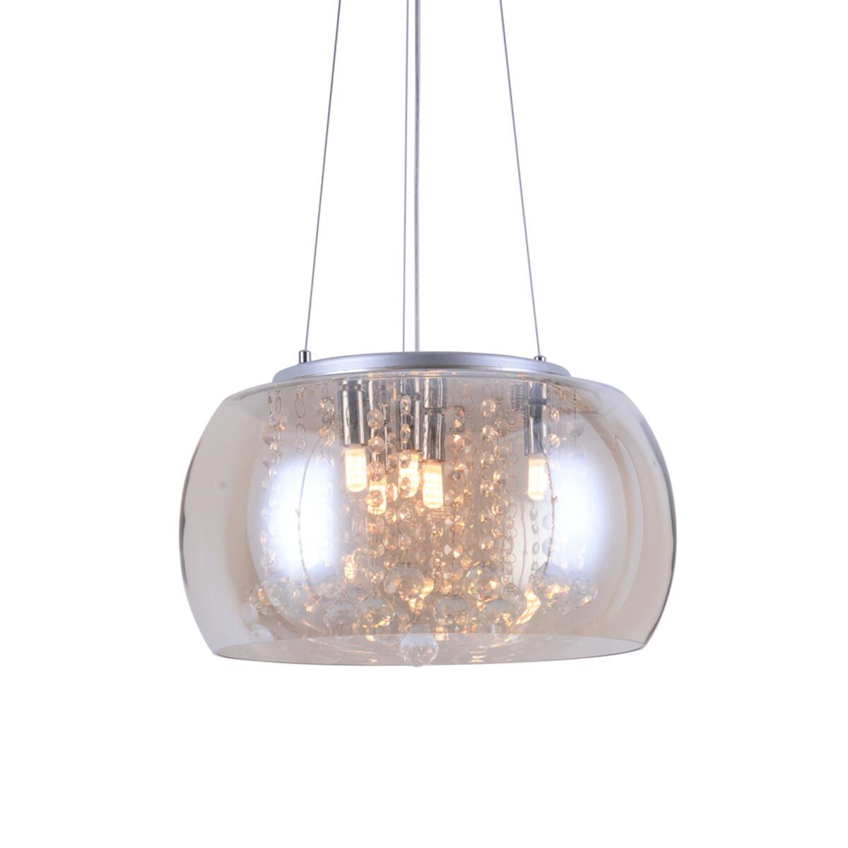 LuminÃ¡ria Pendente Coliseu 400 5Xg9 Conhaque Taschibra