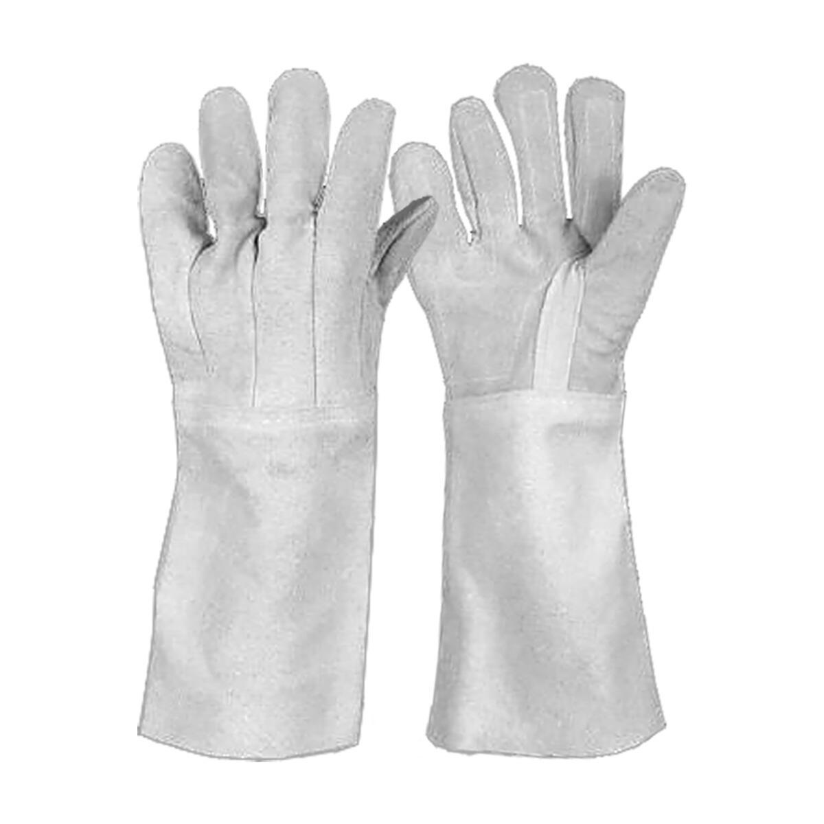 Luva Raspa Quality Kouros ReforÃ§o Total 20Cm