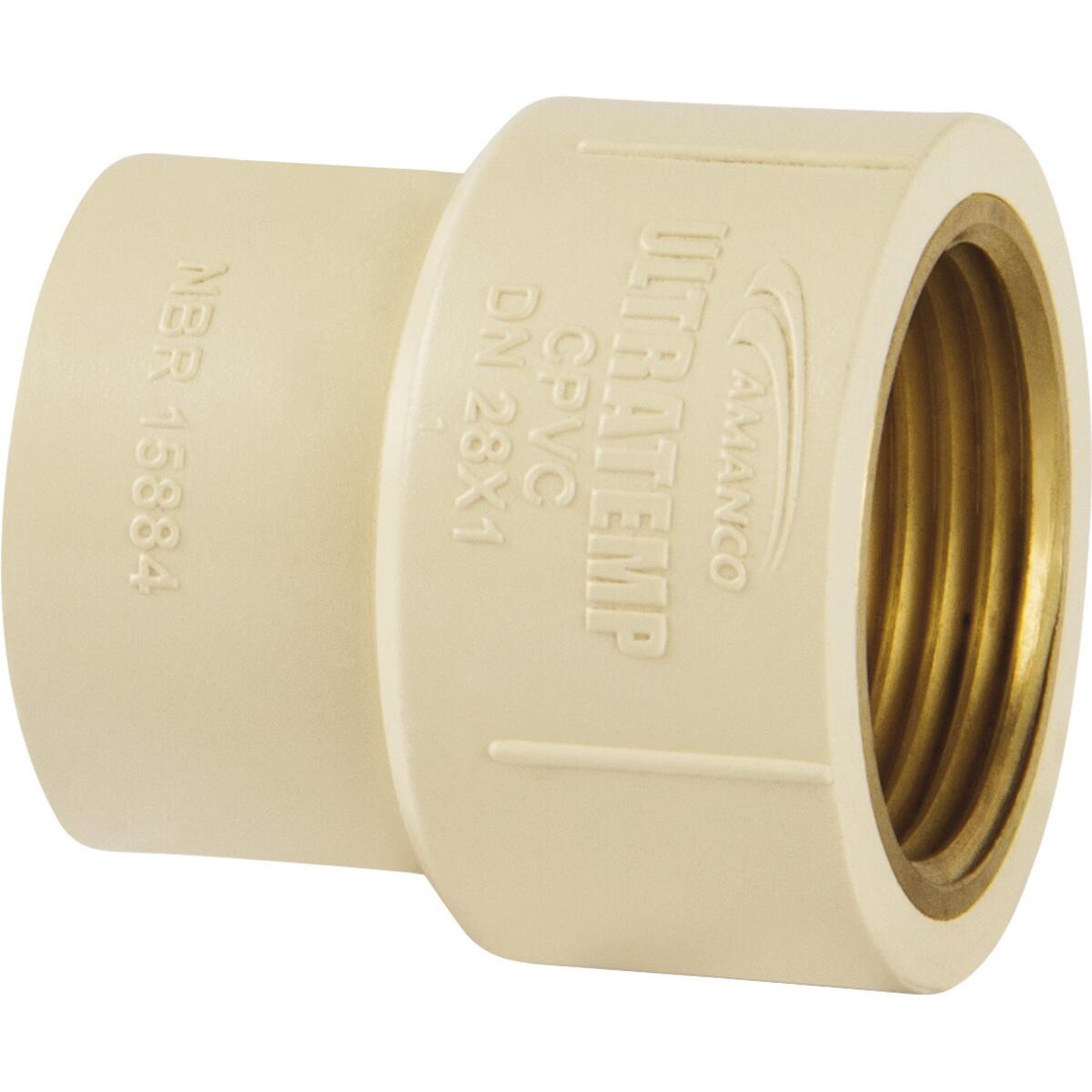 Luva TransiÃ§Ã£o Super Amanco Cpvc 28X1″