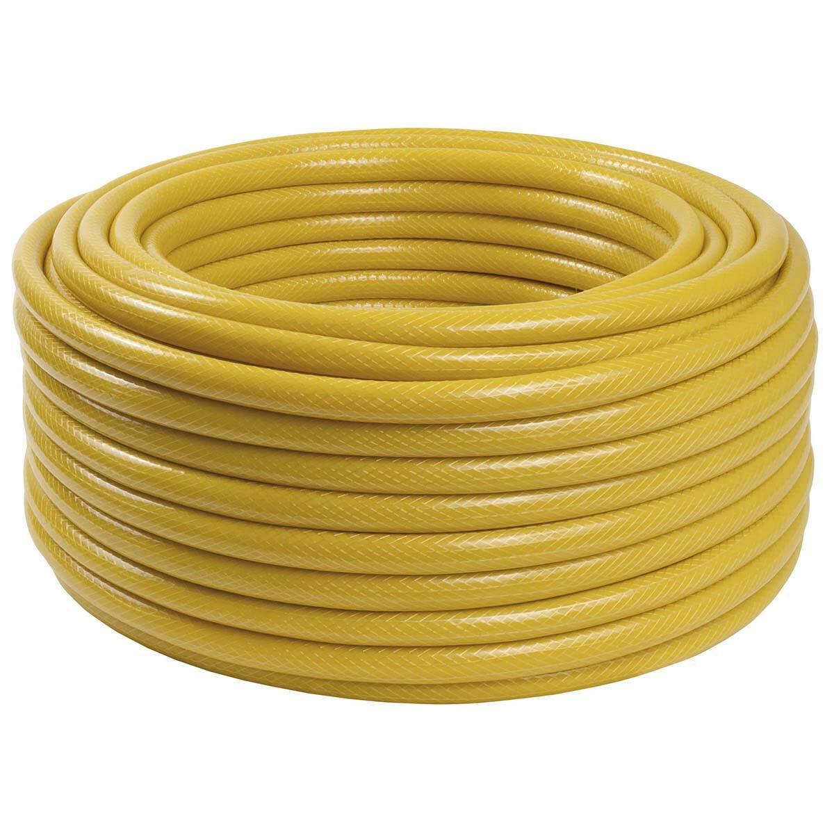 Mangueira De Jardim TraÃ§ada MaleÃ¡vel Amarela 3/4″ 50M Kala