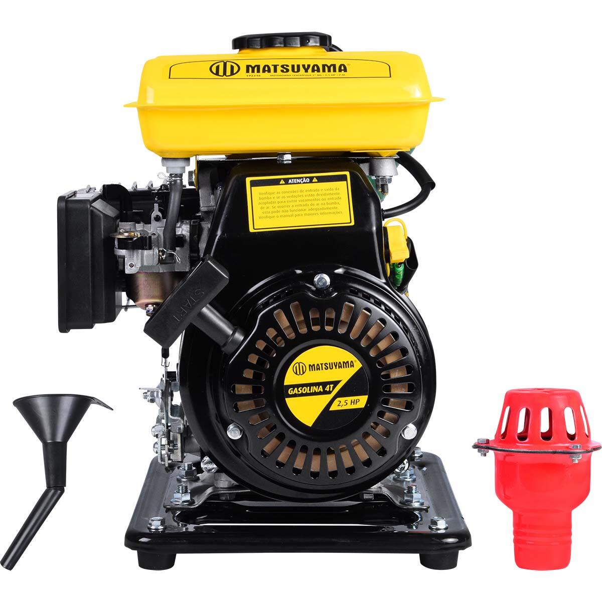 Motobomba A Gasolina Centrifuga 2â€ Motor 2,5Hp Matsuyama