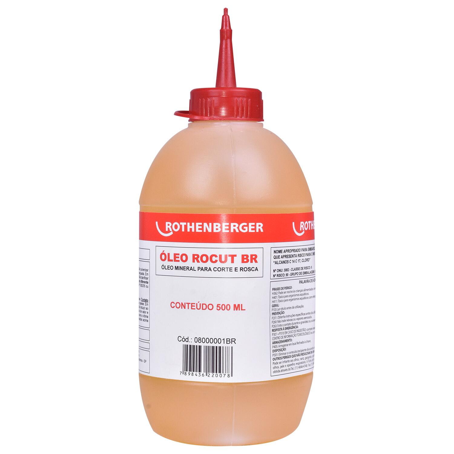 Ã“leo Para Corte E Rosca Com Aplicador 500Ml Rothenberger