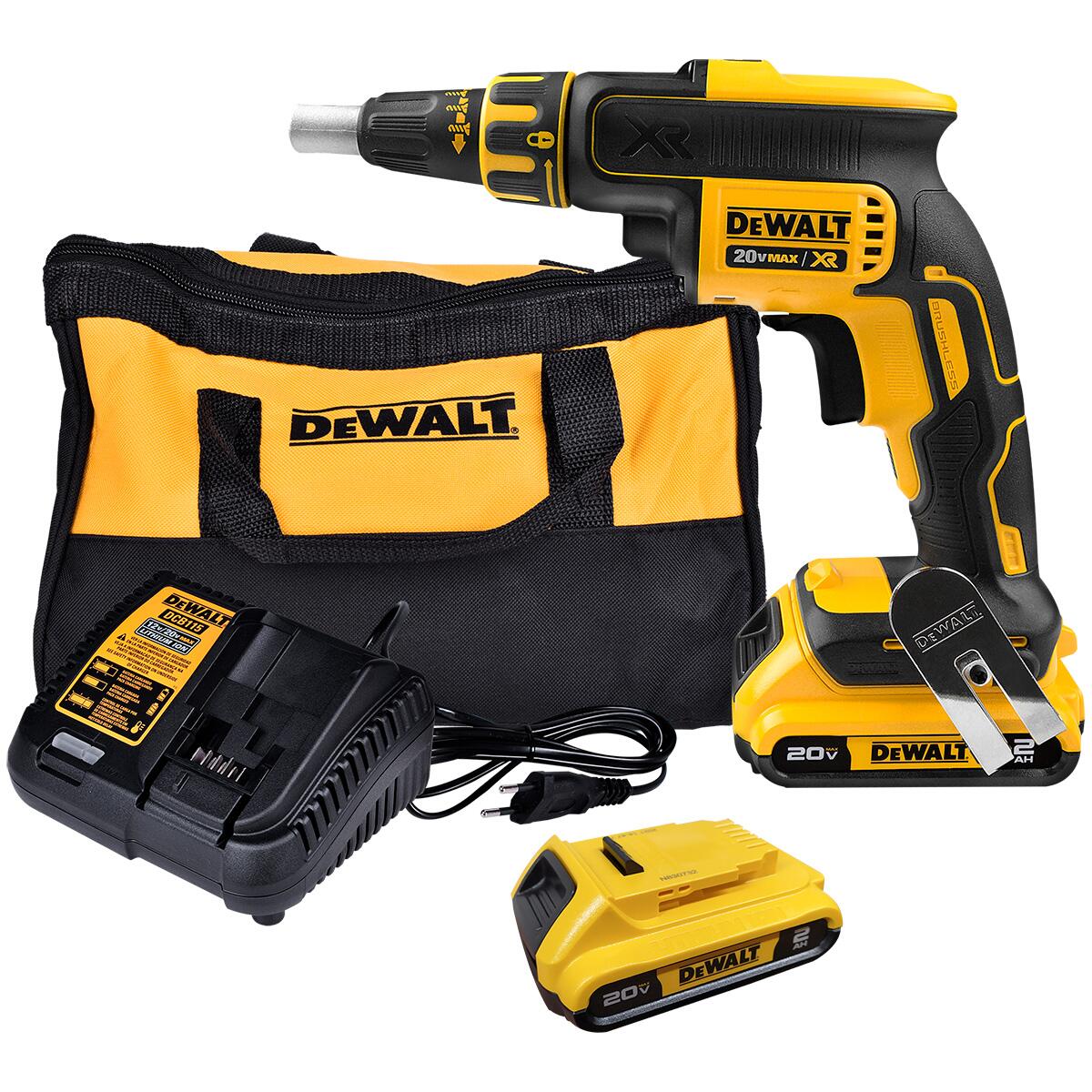 Parafusadeira Drywall Ã€ Bateria 1/4″ Dcf620D2-B2 220V Dewalt
