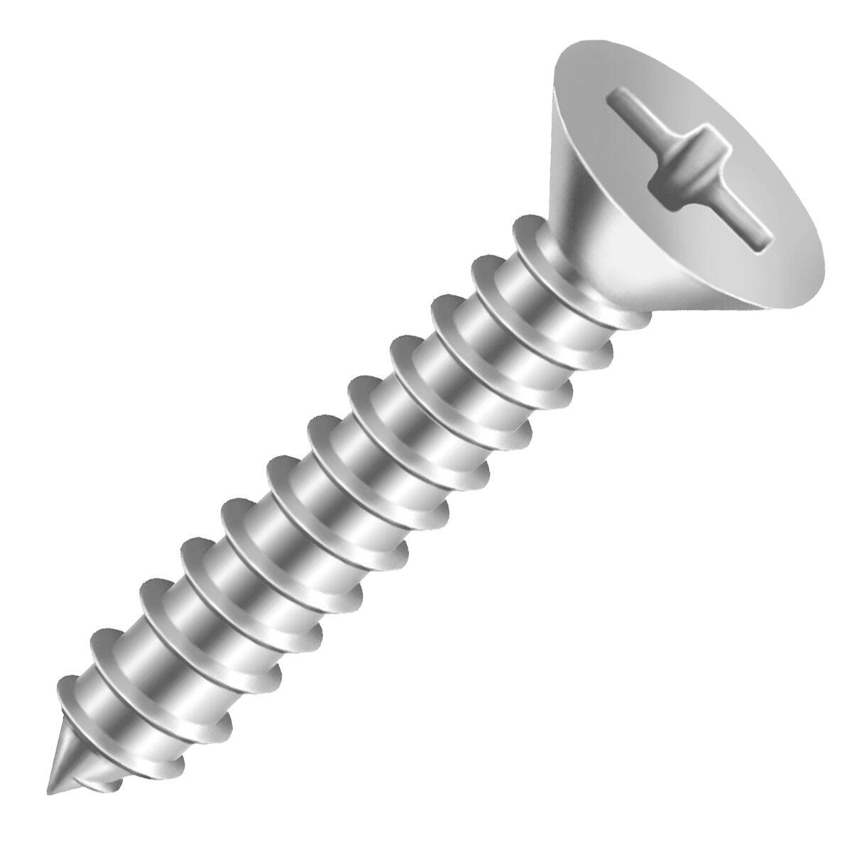 Parafuso Auto Atarraxante Chata Zincado 2,9X16Mm 500 PeÃ§as