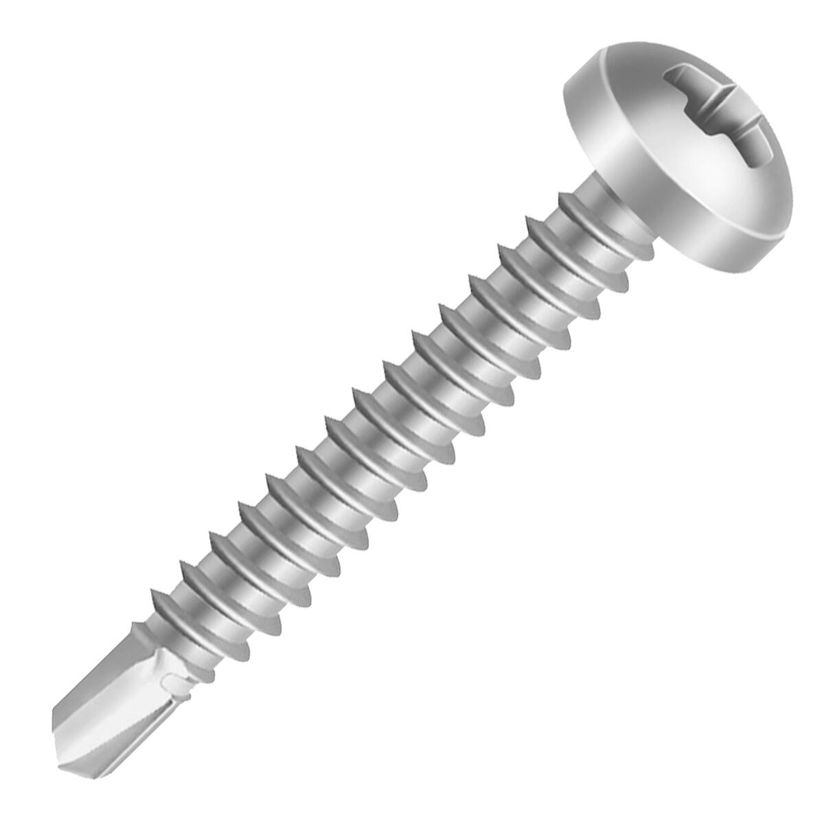 Parafuso Auto Atarraxante Panela Pb Zinc 3,5X13Mm Ri 500 PÃ§s