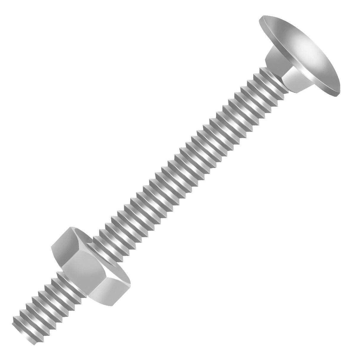 Parafuso FrancÃªs Porca Ciser 5/16″x1″ Zincado 200 PeÃ§as