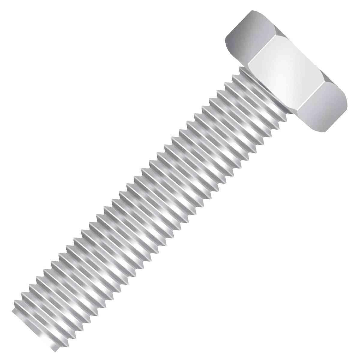 Parafuso Sextavado Unc Zincado 5/8X2 Ri Ciser 50 PeÃ§as