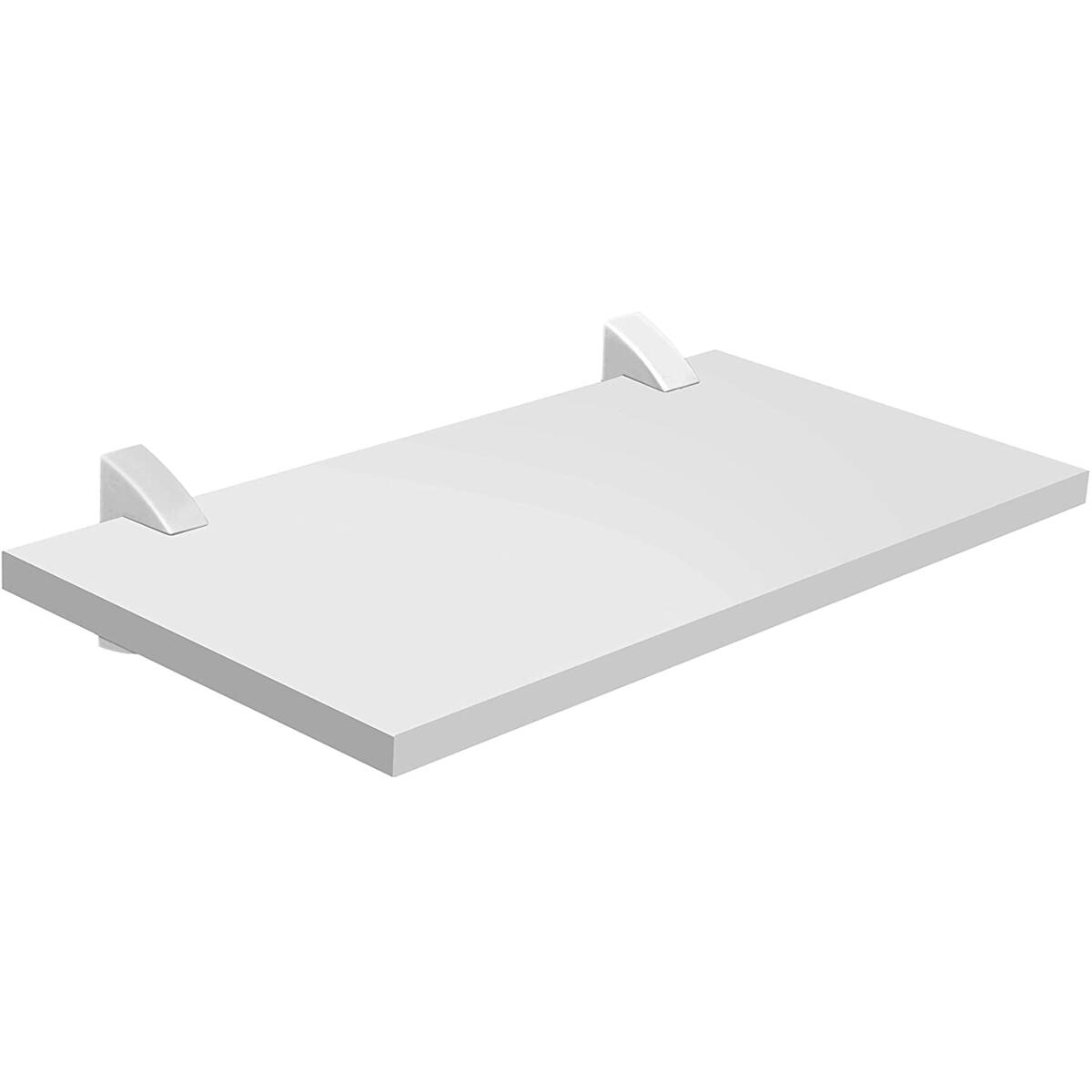 Kit Completo Prateleira Com Suporte 1,5Mm Branca 25X40Cm Prat-K