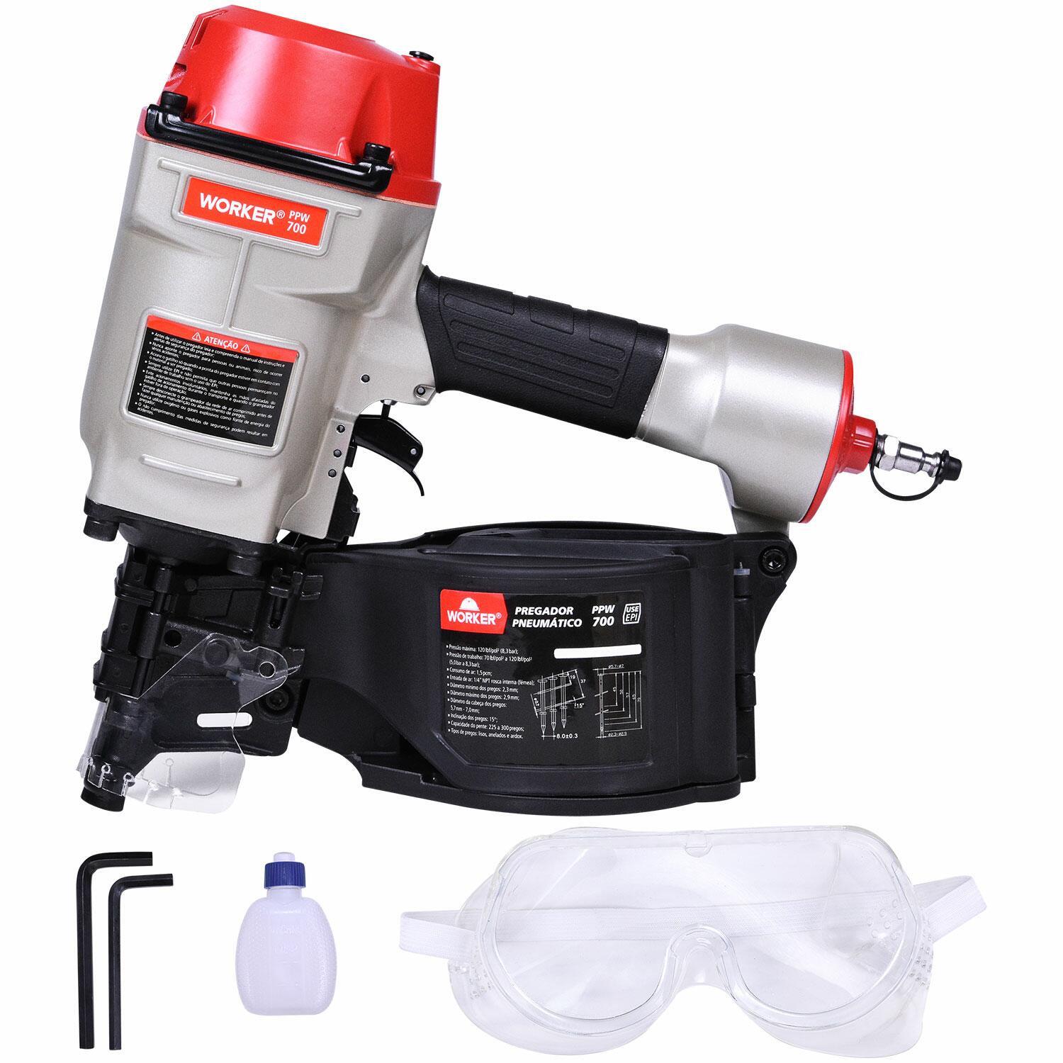 Pregador PneumÃ¡tico Pp700 315Mm X 128Mm X 306Mm Worker