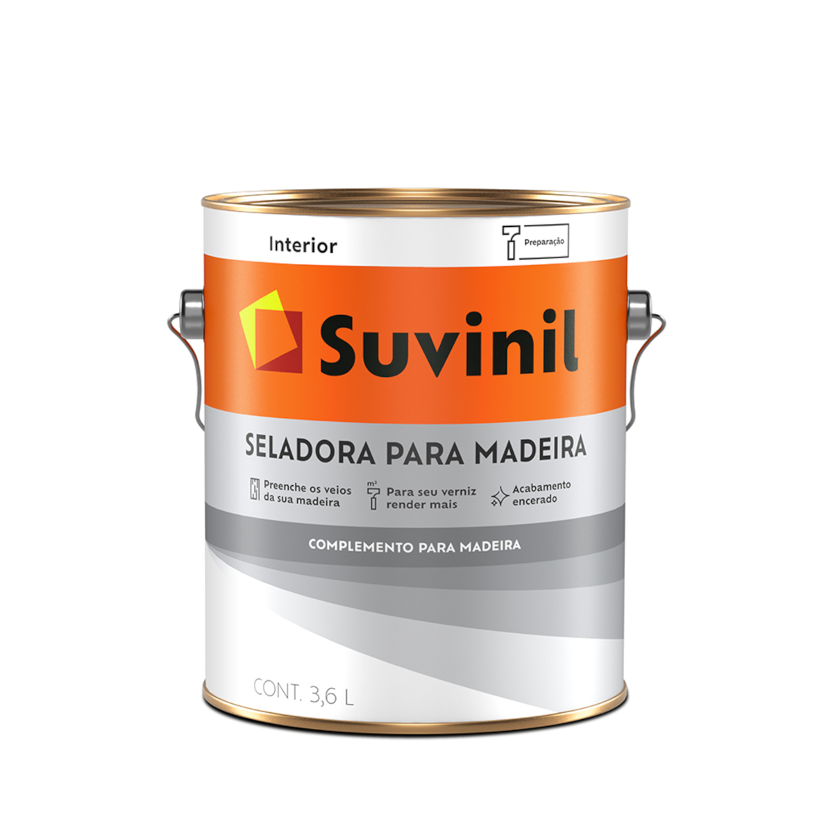 Seladora Para Madeira Incolor 3,6L Suvinil