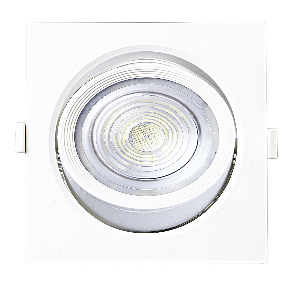 LuminÃ¡ria Spot Led Par30 Quadrada Amarela 10W Liege