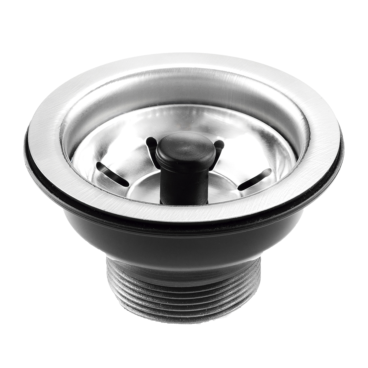 Valvula Pia Inox Padova Pino Plastico 3.1/2″