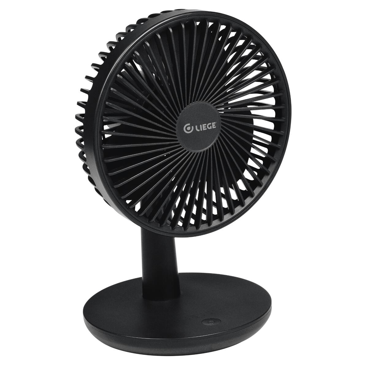 Ventilador De Mesa PortÃ¡til Preto 5W Em Usb Liege