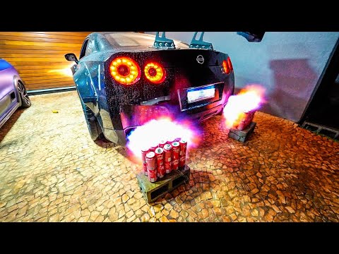 Leia mais sobre o artigo NISSAN GTR DE 700CV VS PAREDAO DE COCA COLA DE NOITE!