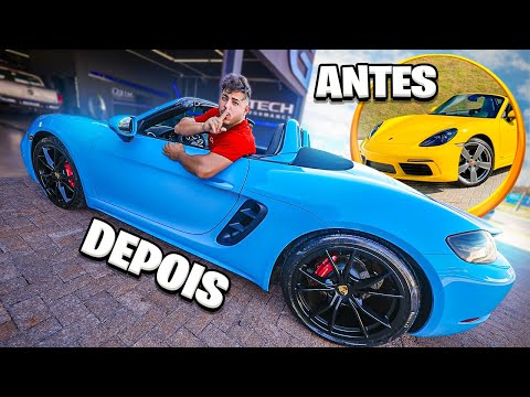 Leia mais sobre o artigo MUDEI A COR DA PORSCHE DO JOÃO CAETANO PARA DESPISTAR ELE