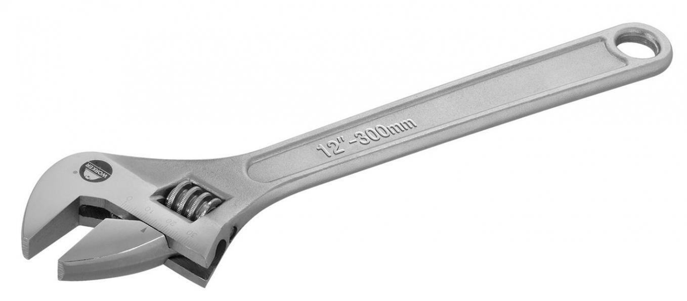 Chave Ajustável 12" - 300Mm Cromada Worker