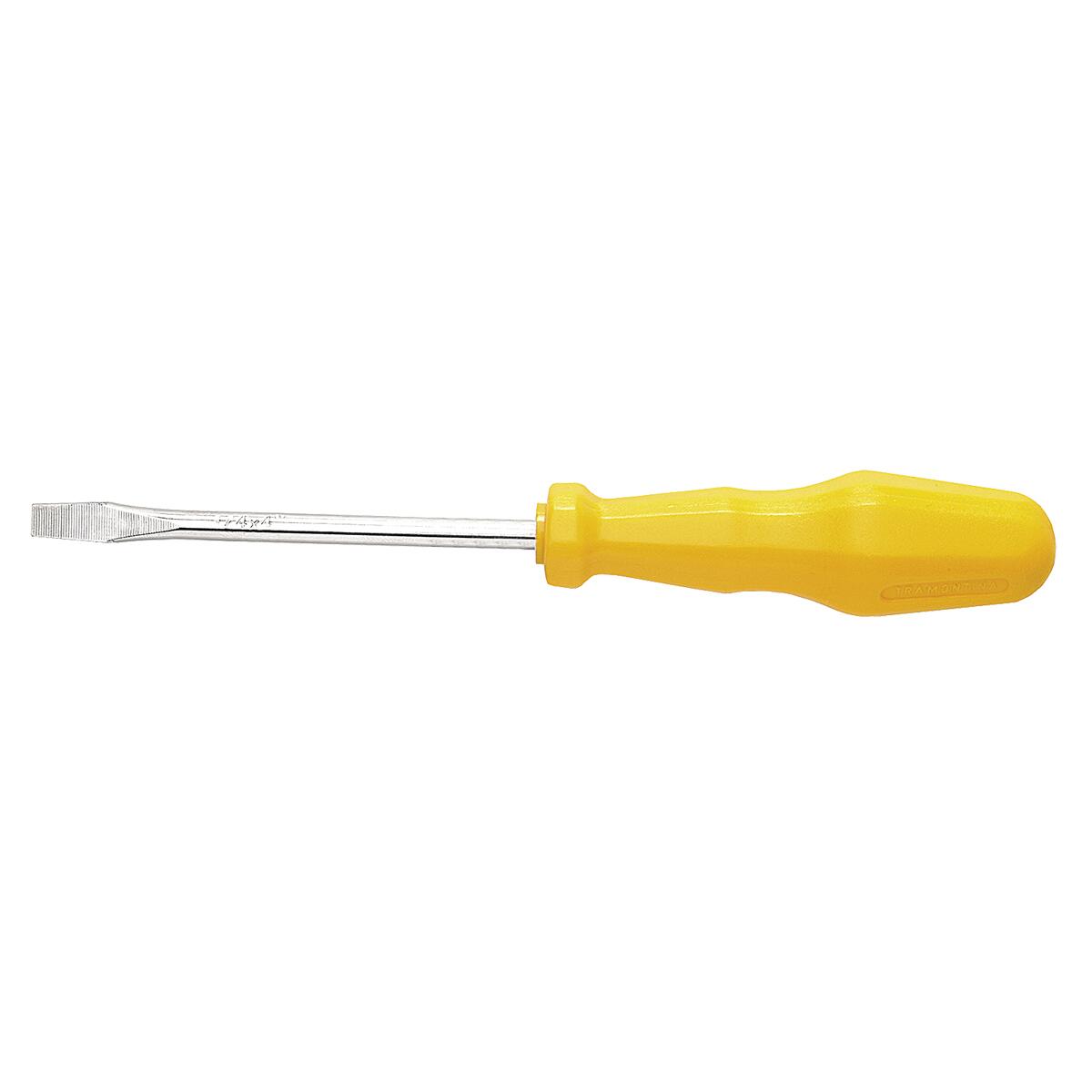 Chave De Fenda Em AÃ§o Com Ponta Chata Yellow 5/16X10â€ Tramontina