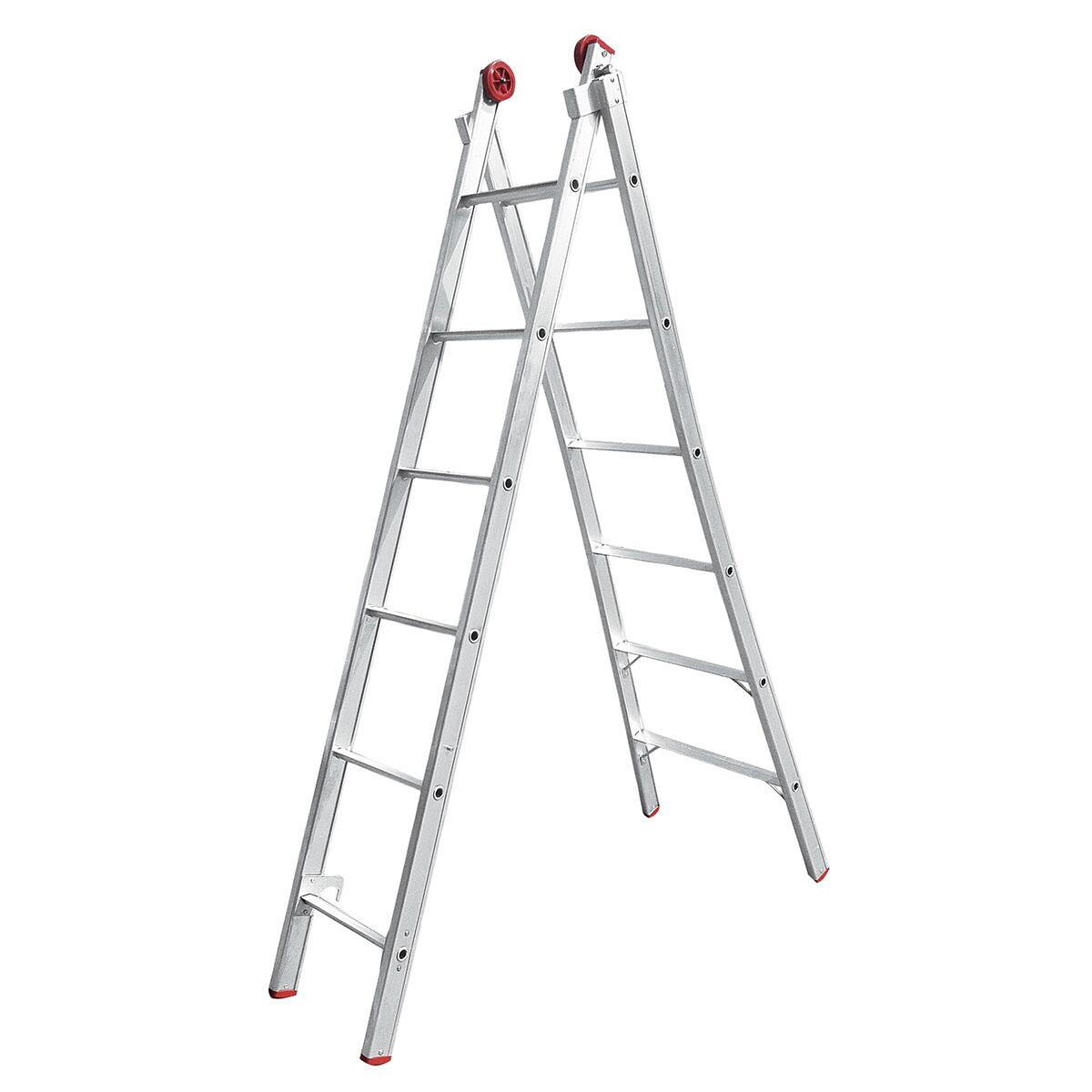 Escada De AlumÃ­nio Dupla Extensiva 6 M Worker