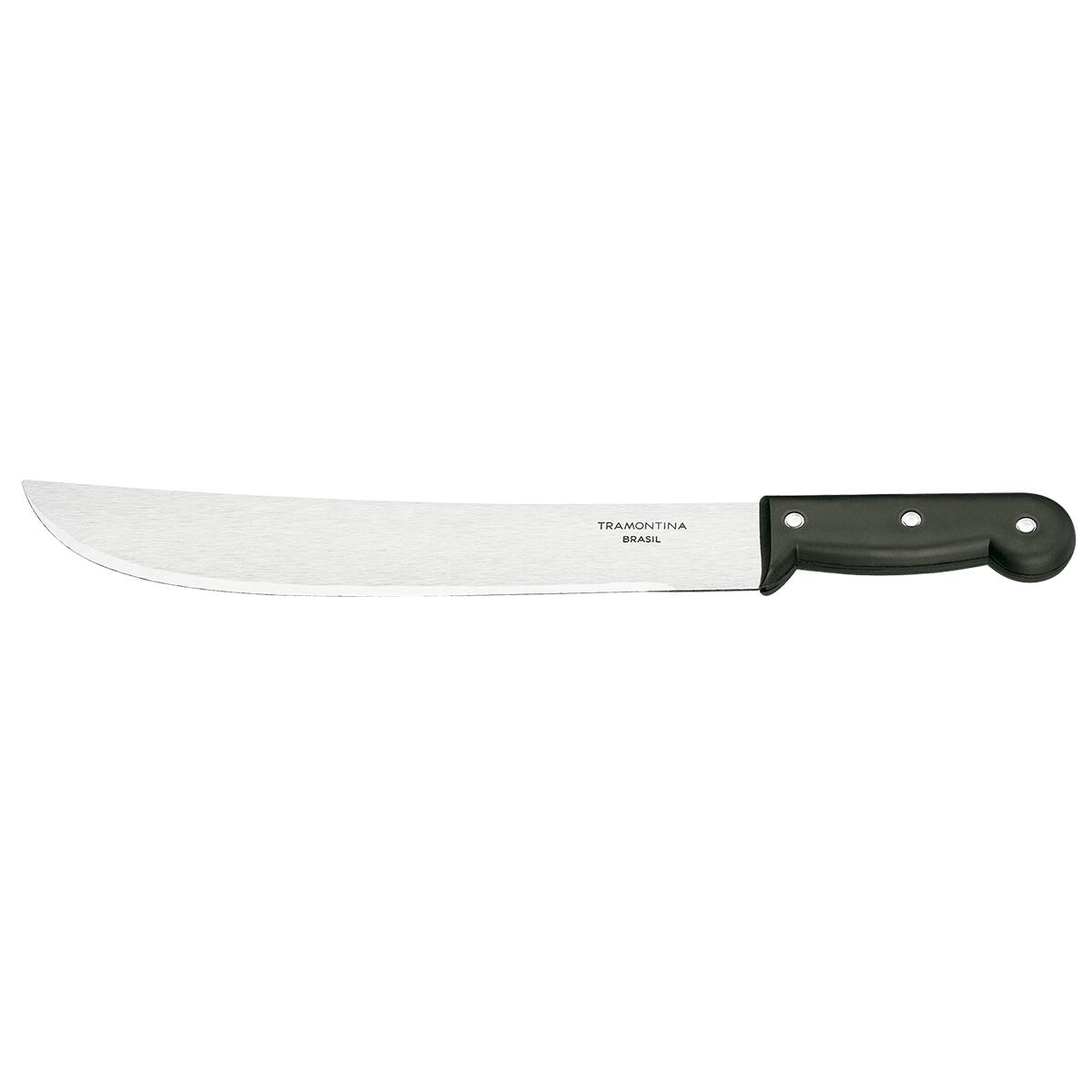 FacÃ£o Mato LÃ¢mina AÃ§o Carbono Cabo PlÃ¡stico Preto 18″ Tramontina