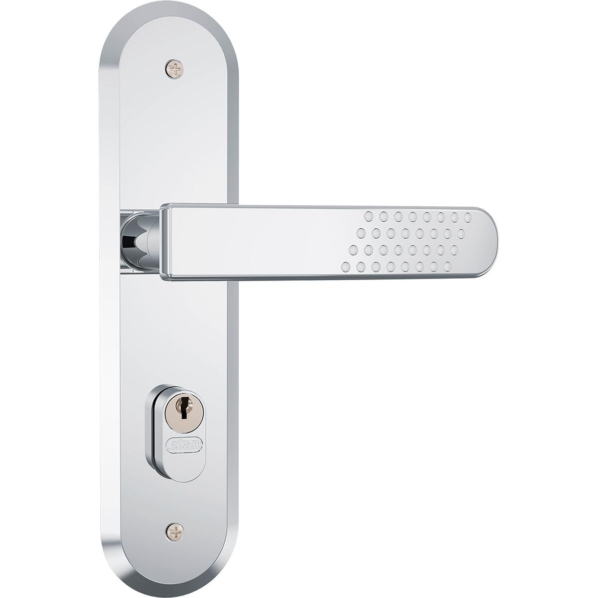 Fechadura Alavanca Externa Cromada 40Mm 1801/21 Stam