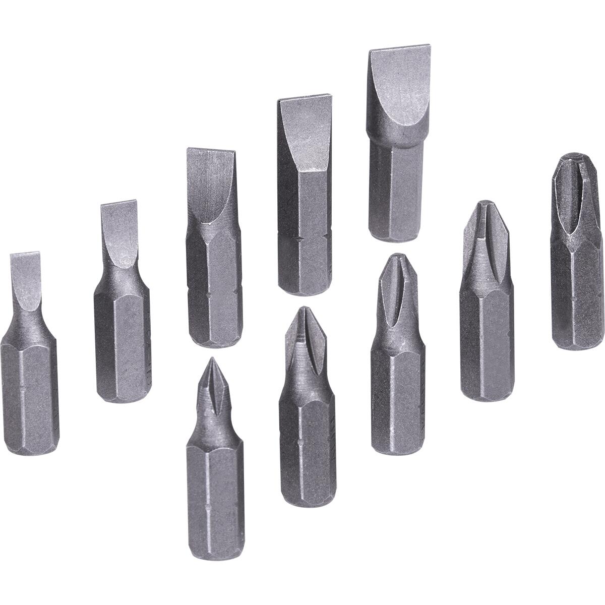 Jogo De Bits Para Parafusadeira 10 PÃ§s Fenda/phillips Worker