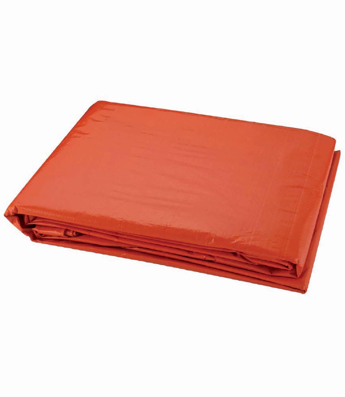 Lona Encerado Polietileno 100 Micras 7M X 4M Laranja Kala