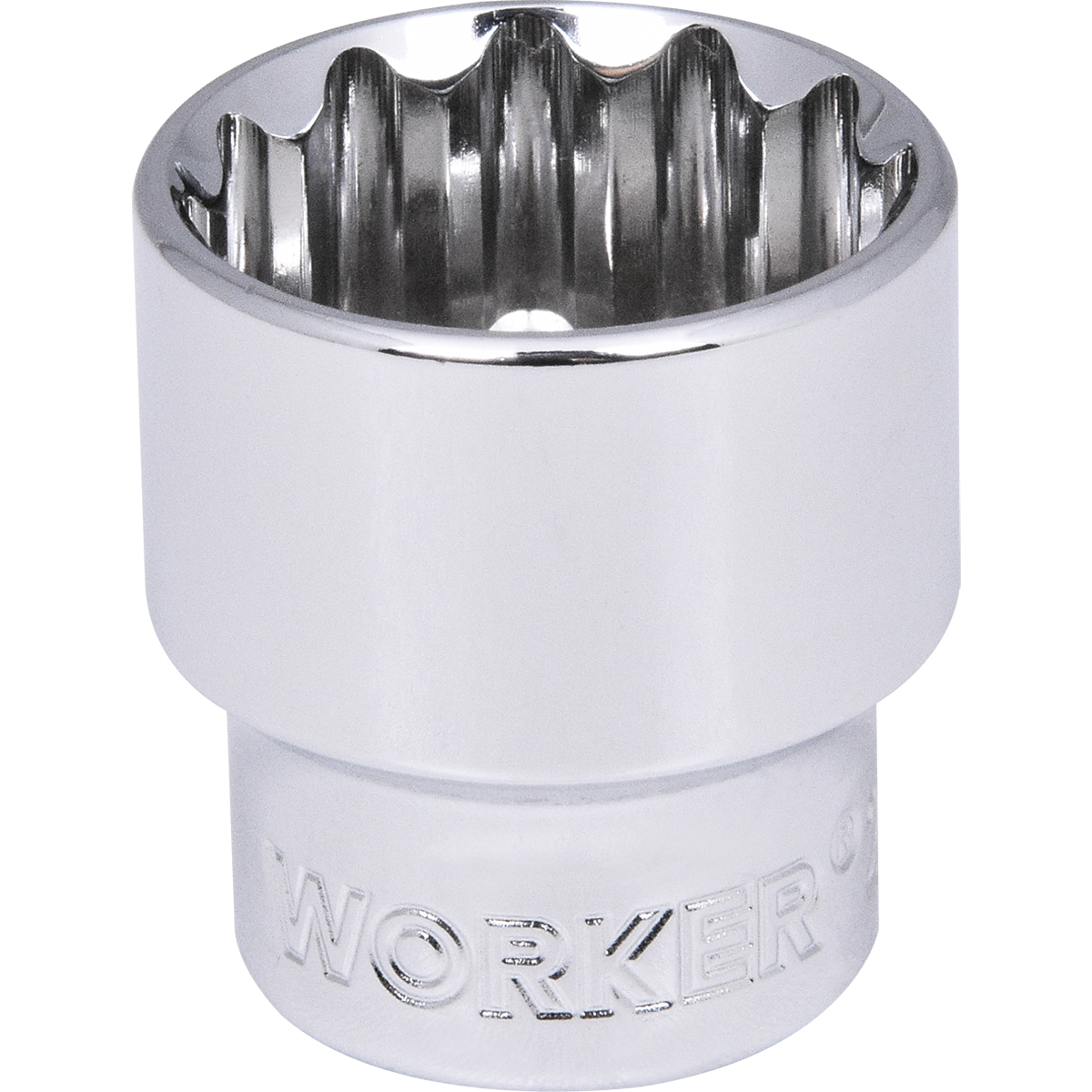 Soquete Estriado Encaixe 3/8″ 18Mm Worker