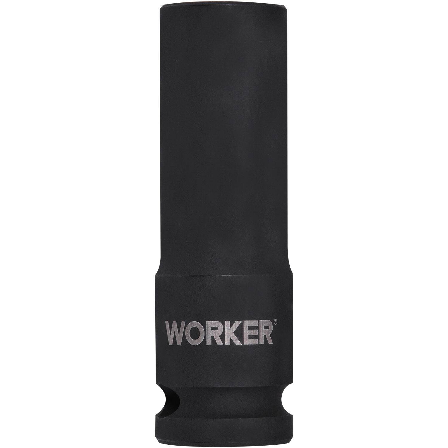 Soquete Sextavado De Impacto Longo Encaixe 1/2″ 15Mm Worker
