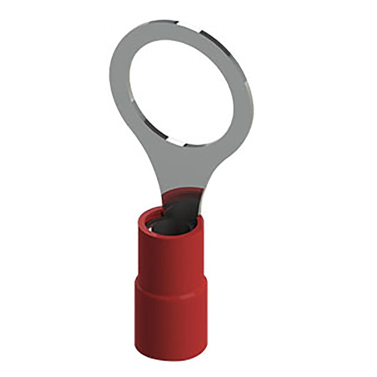 Terminal PrÃ© Isolado 0,5X1,5Mm Vermelho 100 PeÃ§as
