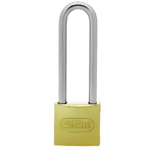 Cadeado Haste Longa Stam 30Mm Latonado (Entregue por Super Pro Atacado)