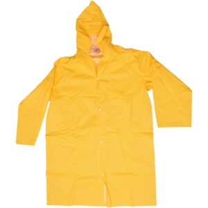 Capa De Chuva Amarela Pvc Com Forro Tamanho Gg Worker (Entregue por Super Pro Atacado)