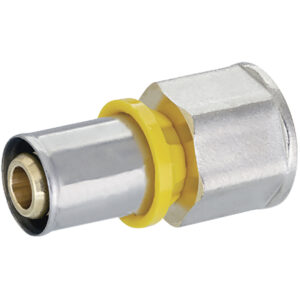 Conector Gás Transição Amanco Fêmea Dn20X3/4 (Entregue por Super Pro Atacado)