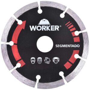 Disco Diamantado Segmentado 125Mm X 22,23Mm Worker (Entregue por Super Pro Atacado)