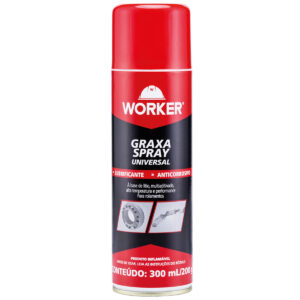 Graxa Multiaditivada Em Spray 300Ml Worker (Entregue por Super Pro Atacado)