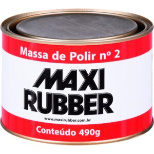 Massa De Polir N2 490G Maxi Rubber (Entregue por Super Pro Atacado)