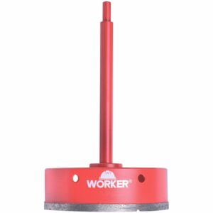 Serra Copo Diamantada 110Mm Worker (Entregue por Super Pro Atacado)