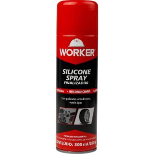 Silicone Spray Finalizador Com Anticorrosivo 300Ml Worker (Entregue por Super Pro Atacado)