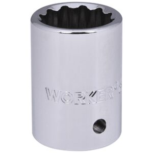 Soquete Estriado Encaixe 1/2″ 11/16″ Worker (Entregue por Super Pro Atacado)
