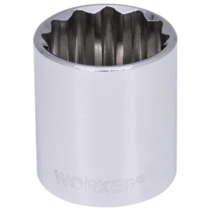 Soquete Estriado Encaixe 1/2″ 1.1/16″ Worker (Entregue por Super Pro Atacado)