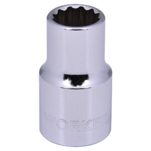 Soquete Estriado Encaixe 1/2″ 11Mm Worker (Entregue por Super Pro Atacado)